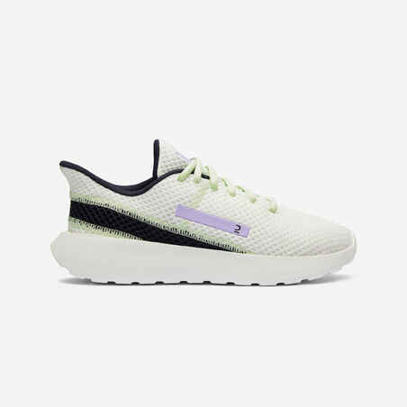 Women's Breathable Trainers KLNJ BE FRESH - White/Navy Blue/Green