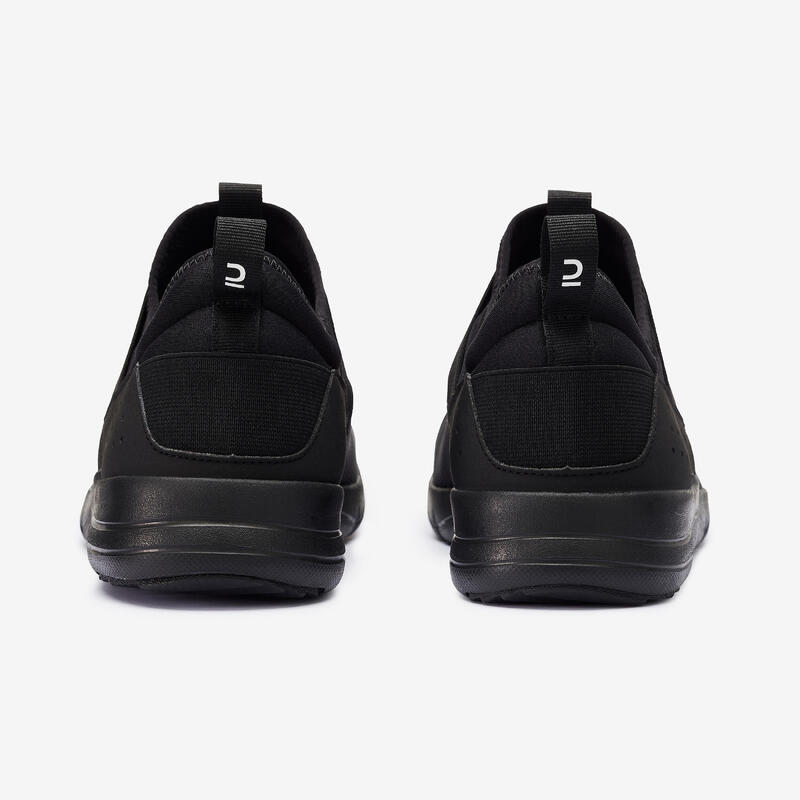 Încălțăminte mers sportiv PW 160 Slip-On Negru Bărbați