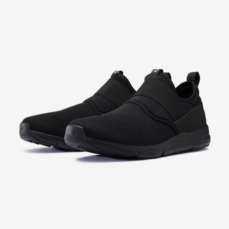 Кросівки чоловічі Slip-On PW 160 для хотьби чорні