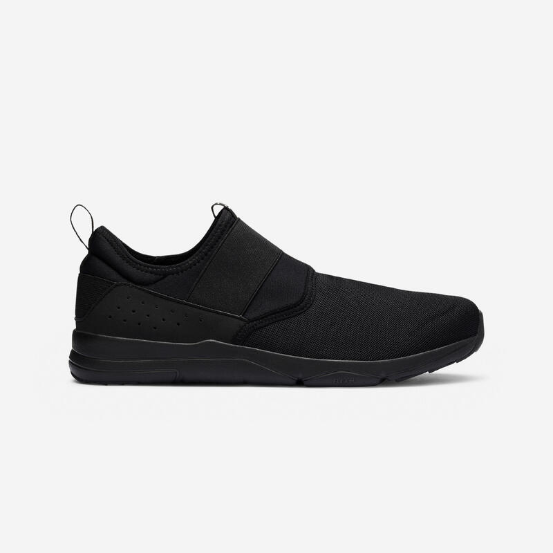 Кросівки чоловічі Slip-On PW 160 для хотьби чорні Кросівки чоловічі Slip-On PW 160 для хотьби чорні