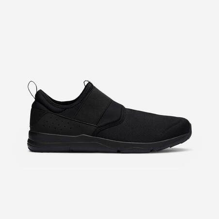 PW 160 Slip-On men's Fitness walking shoes - black