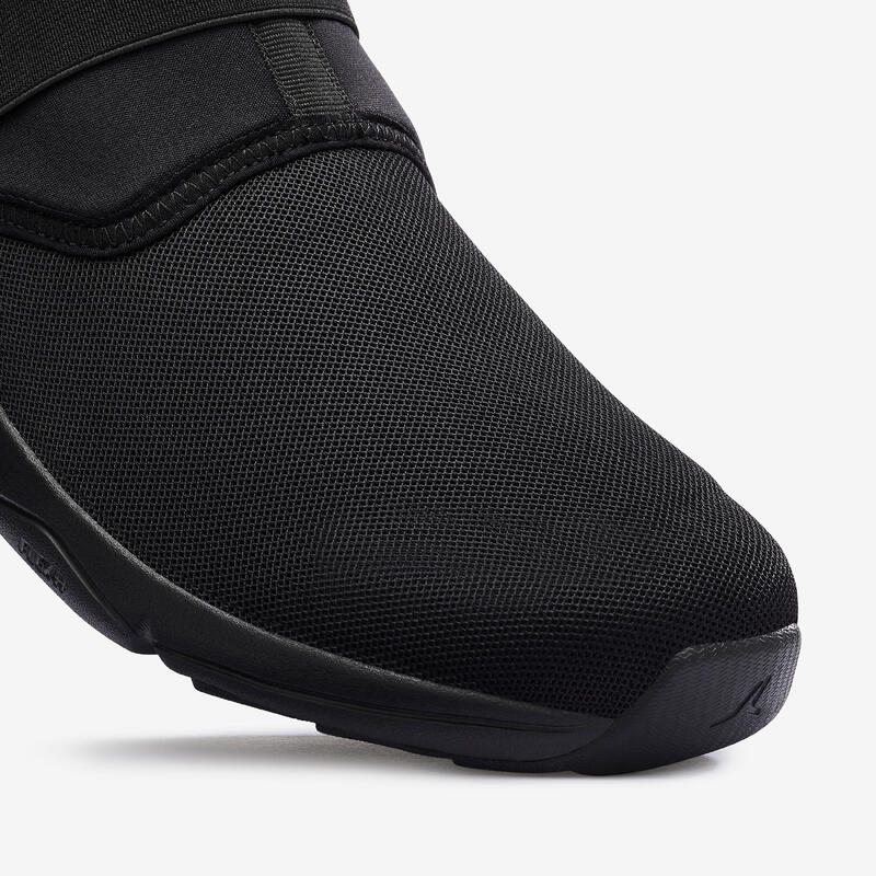 Încălțăminte mers sportiv PW 160 Slip-On Negru Bărbați