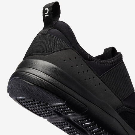 Кросівки чоловічі Slip-On PW 160 для хотьби чорні