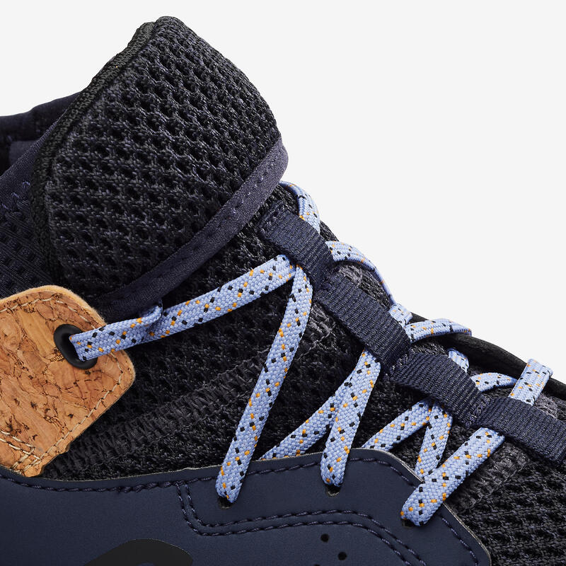 NW 500 Nordic Walking Breathable Shoes Navy Blue NEWFEEL Decathlon