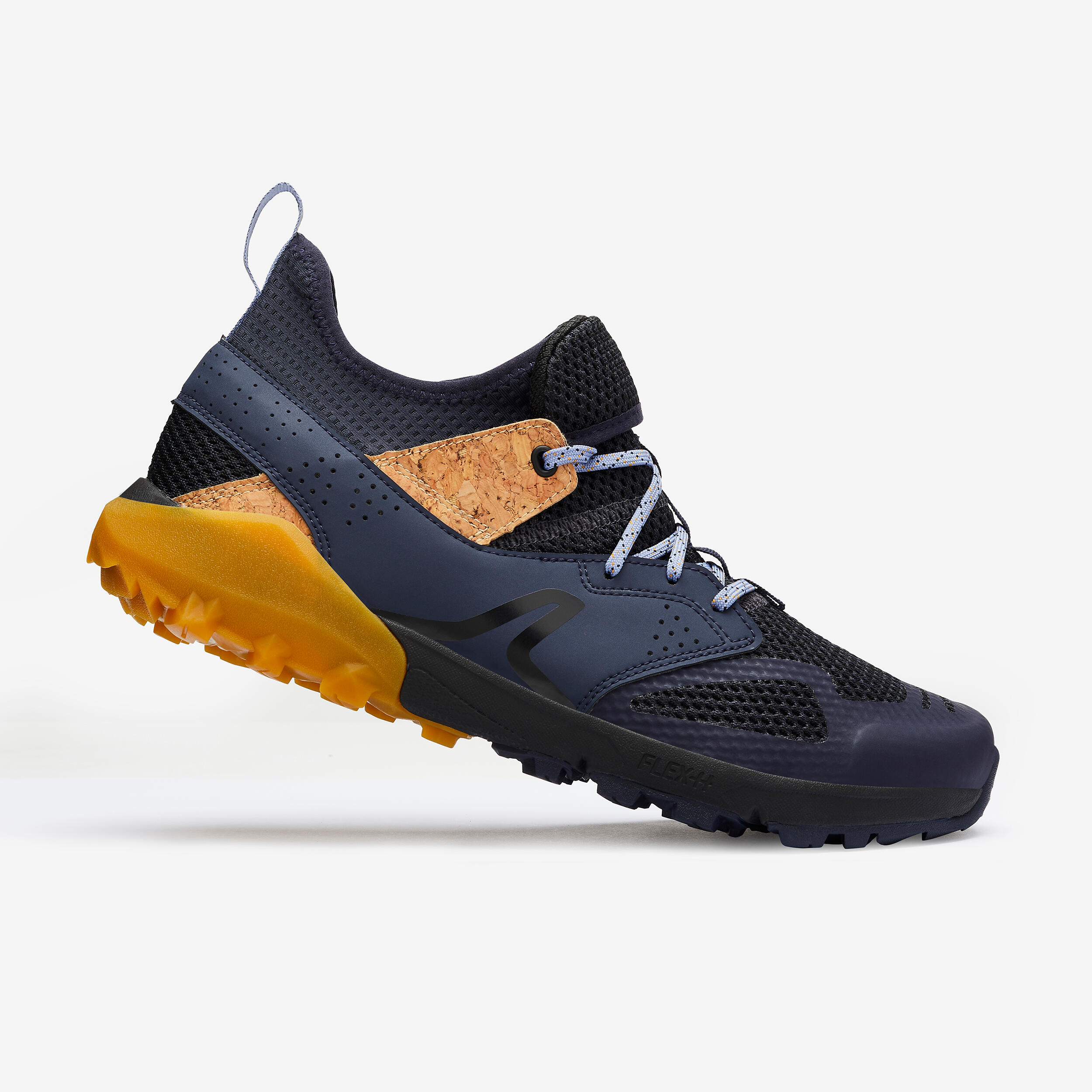 NW 500 Nordic Walking Breathable Shoes Navy Blue Decathlon