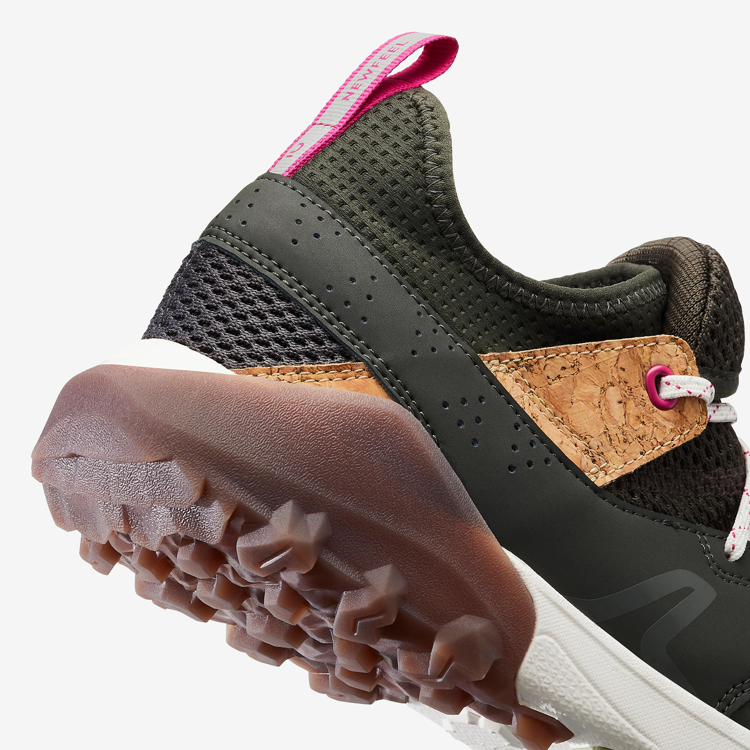 NW 500 breathable Nordic walking shoes - khaki 3/8
