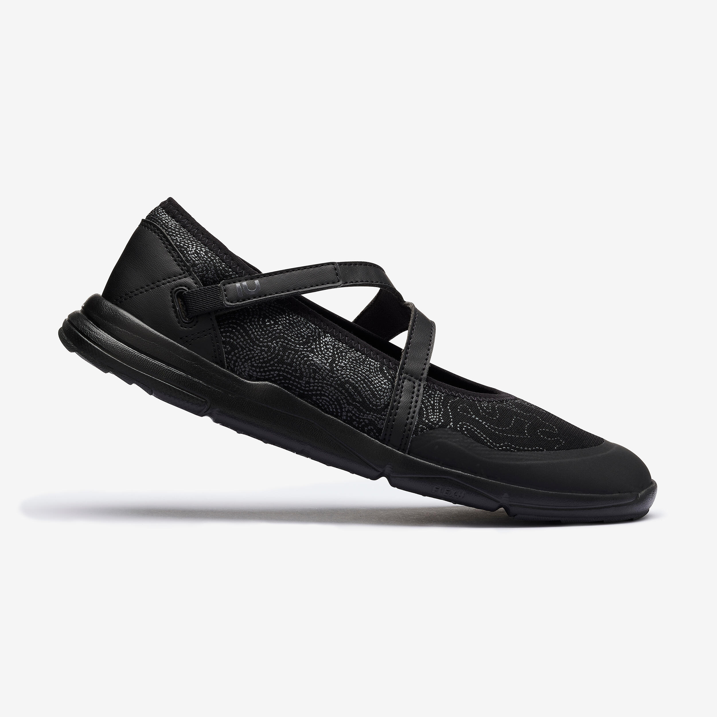 WOMEN'S PW 160 BR'EASY URBAN WALKING PUMPS - BLACK