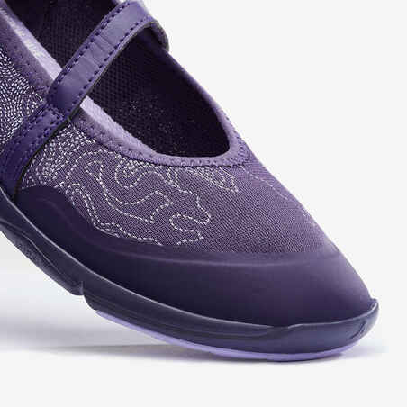 PUMPS PW 160 BR'EASY WOMEN'S URBAN WALKING BALLERINA - PURPLE