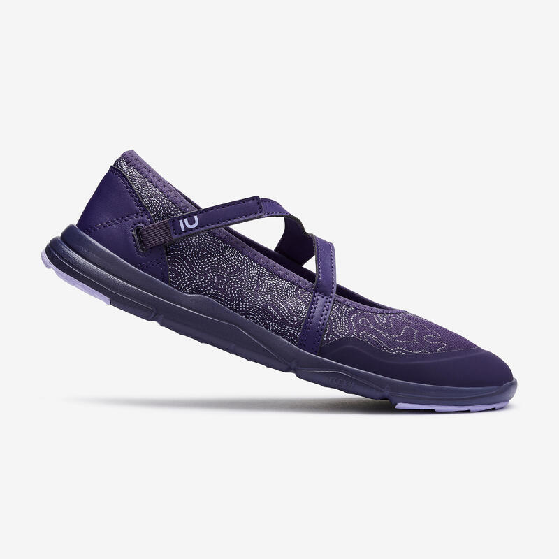 BALLERINES DE MARCHE URBAINE FEMME PW 160 BR'EASY VIOLET