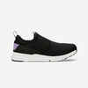 Walking Schuhe Sneaker Damen Slip On - PW 160 schwarz/lila