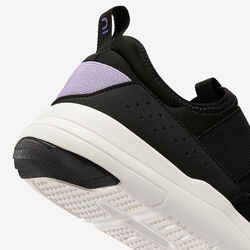 PW 160 Slip-On Women's Urban Walking Shoes - Black/Lilac