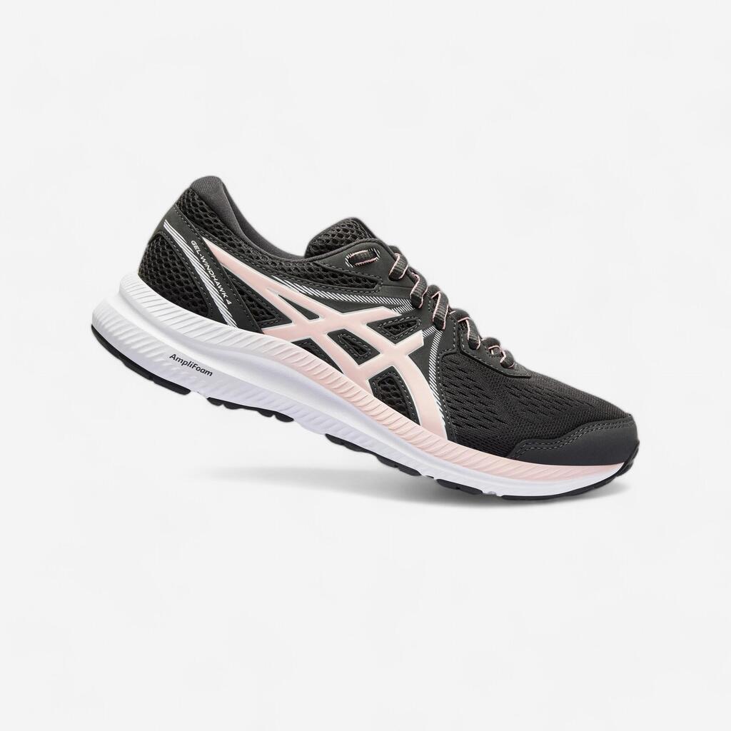 Laufschuhe Damen Asics - Gel Windhawk grau/rosa