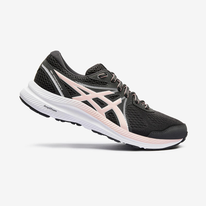 CHAUSSURE DE RUNNING FEMME ASICS GEL WINDHAWK GRIS ROSE