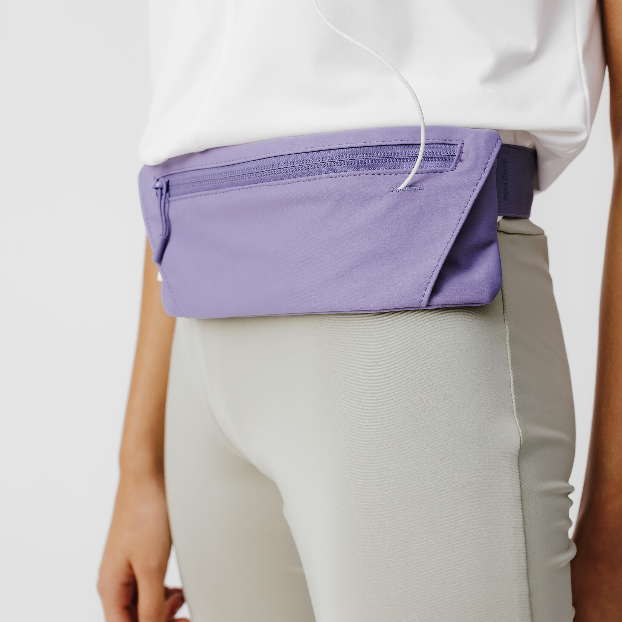Unisex Running Belt KIPRUN Basic 2 Mauve