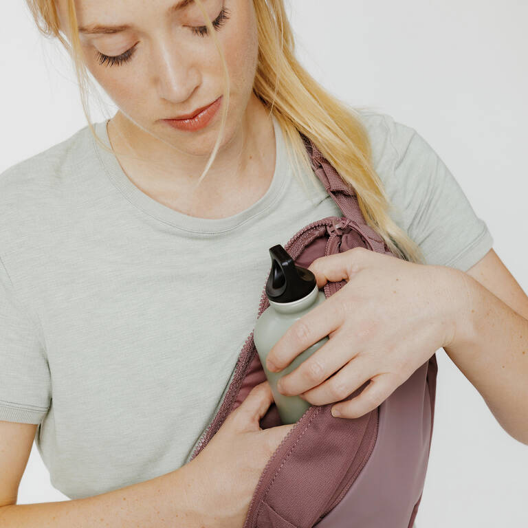 MESSENGER BAG PINK/TAUPE Decathlon