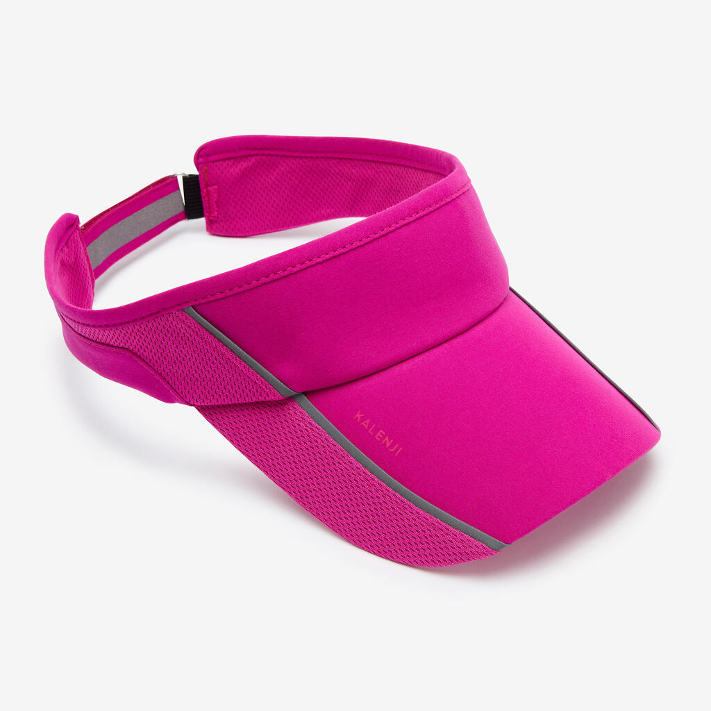 Unisex Running Visor - Kiprun Adjustable Pink Fuchsia