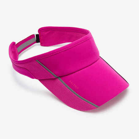 Men's Women's Adjustable Running Visor - Pink