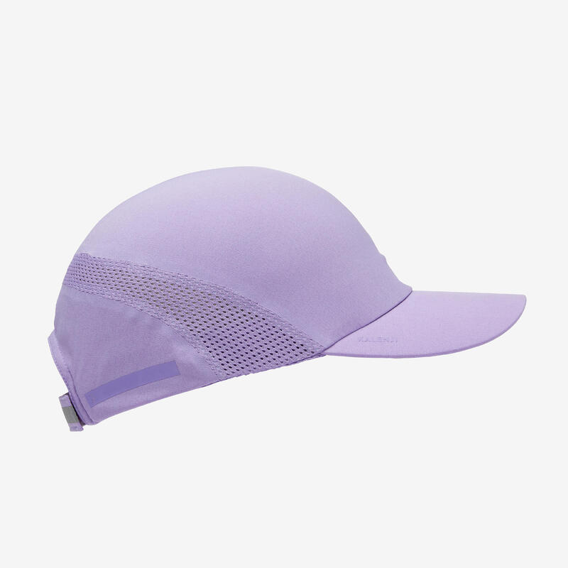 Cappellino running adulto unisex regolabile viola chiaro