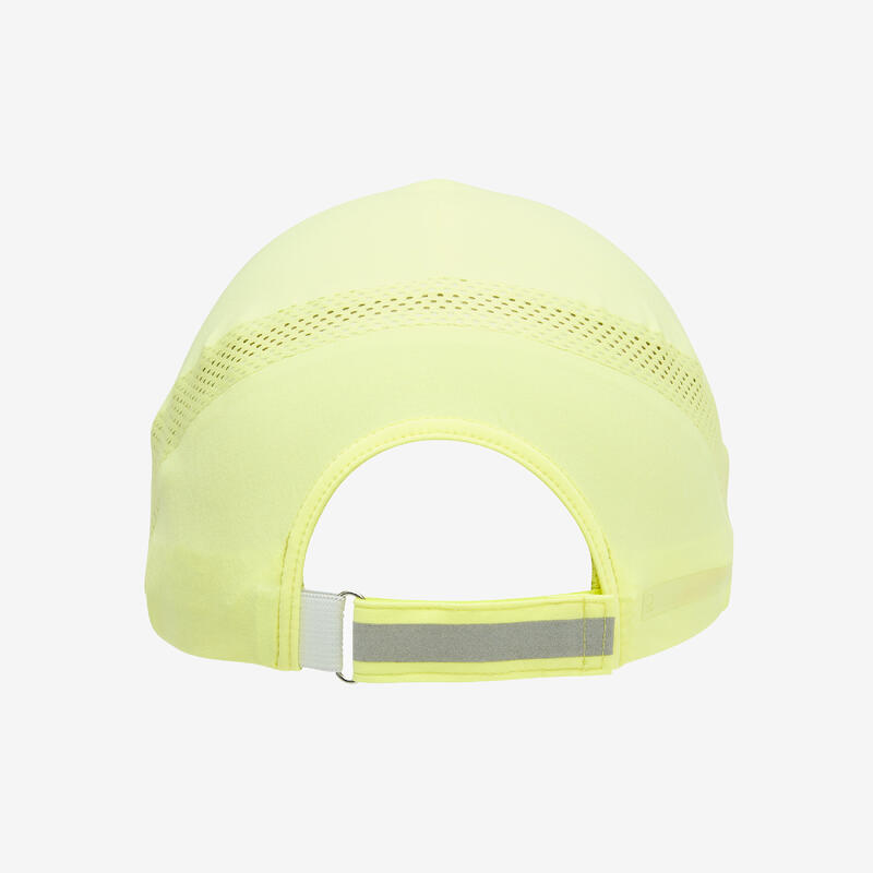 Casquette running Homme Femme - KIPRUN Ajustable jaune