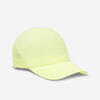 Casquette running Homme Femme - KIPRUN Ajustable jaune