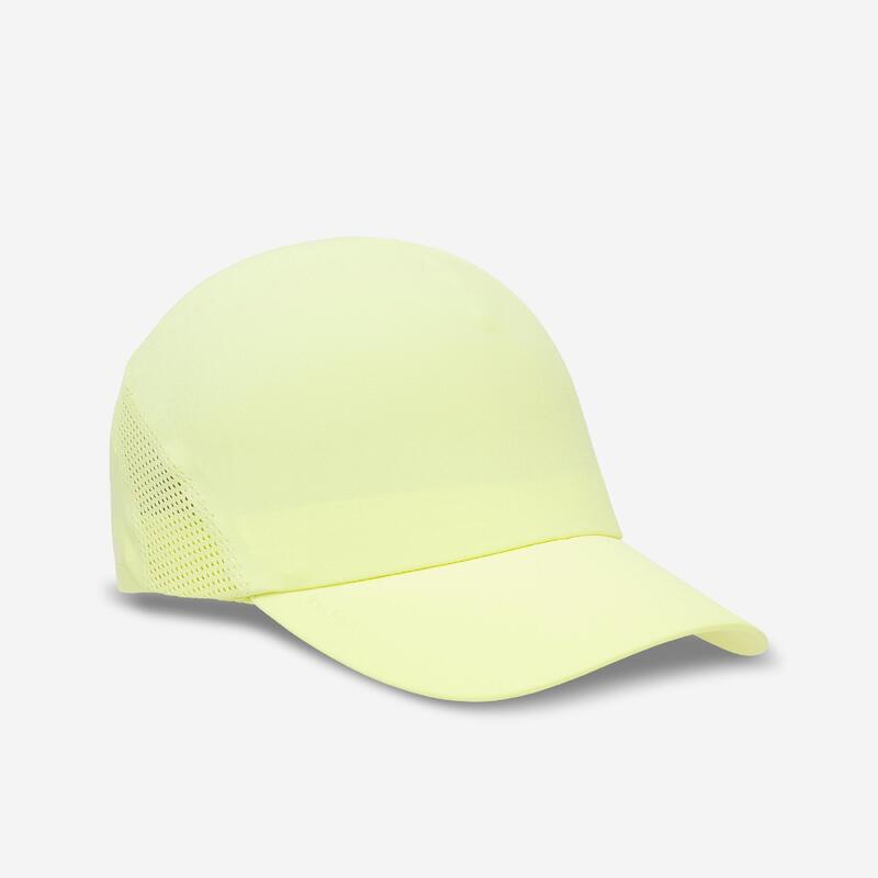 Cappellino running adulto unisex regolabile giallo