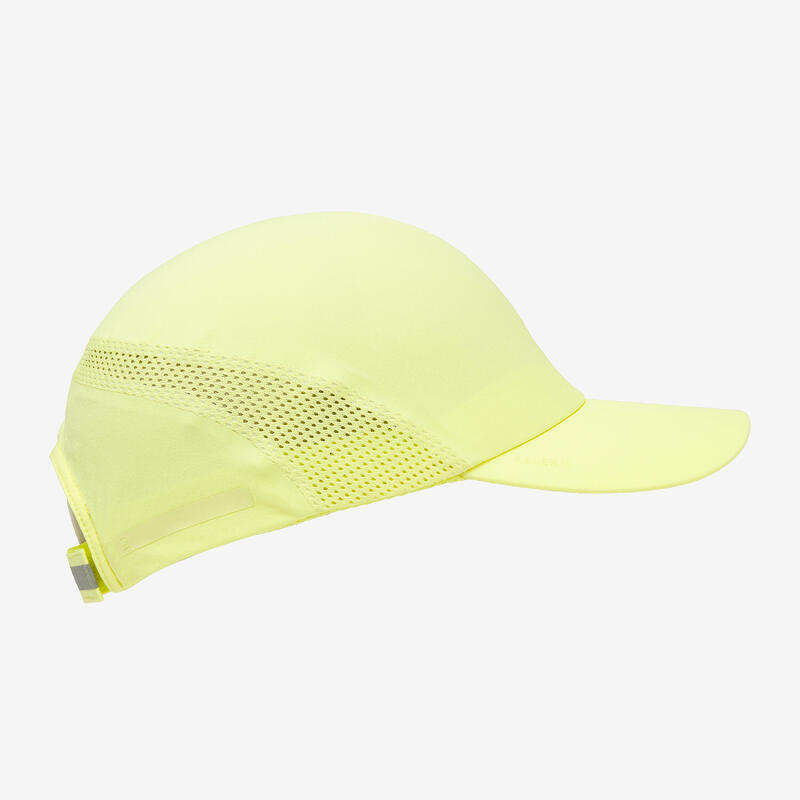 Cappellino running adulto unisex regolabile giallo