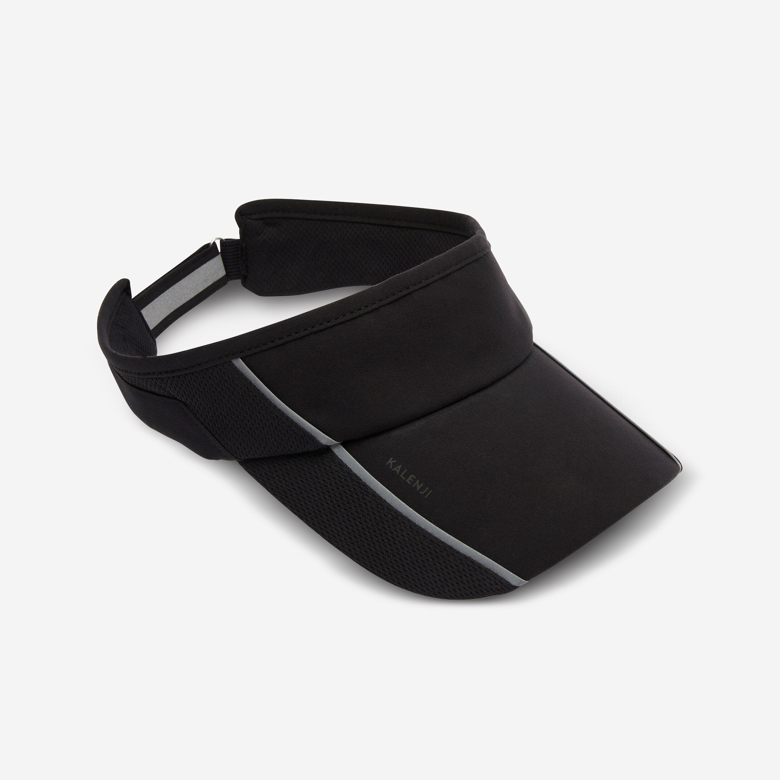 Unisex Running Visor - KIPRUN Adjustable Black 1/8