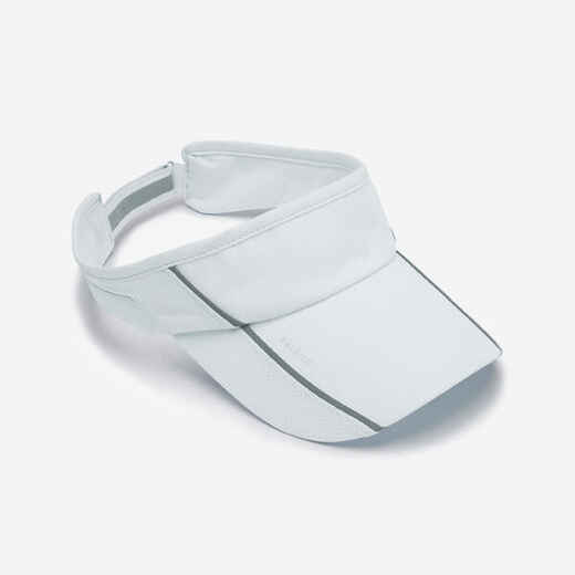 
      Unisex Running Visor - KIPRUN Adjustable Grey Mist
  