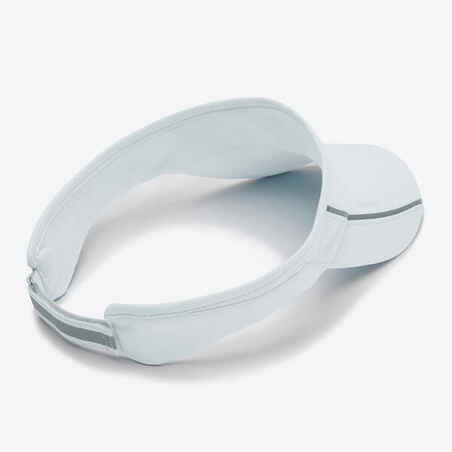 Unisex Running Visor - KIPRUN Adjustable Grey Mist