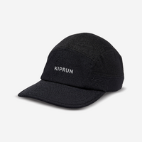 Casquette running Homme Femme - KIPRUN 5 panneaux  Noir