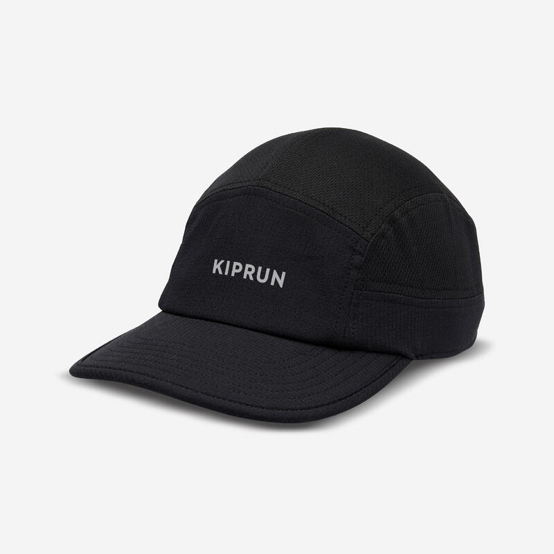 Gorra de running Hombre Mujer - KIPRUN 5 piezas negro 