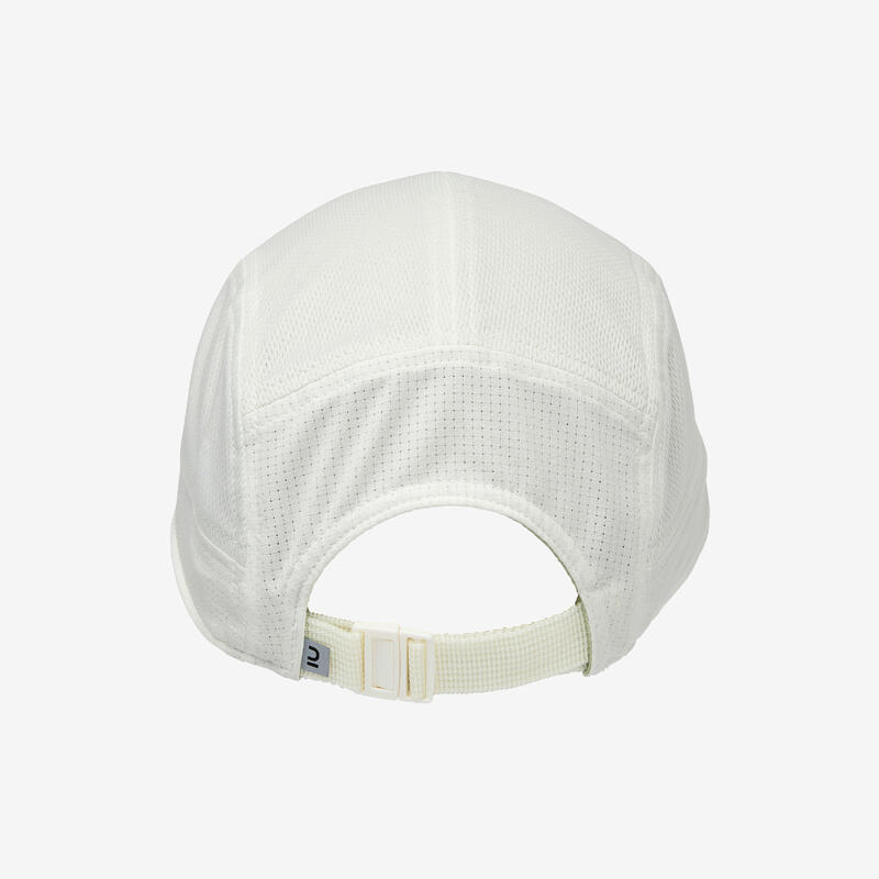 Casquette running Homme Femme - KIPRUN 5 panneaux Vert Blanc