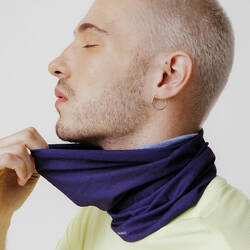 KIPRUN Unisex running neck warmer/multi-purpose headband - Dark Purple