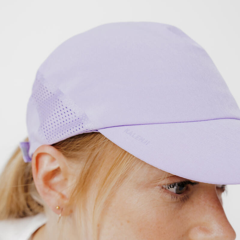 Cappellino running adulto unisex regolabile viola chiaro