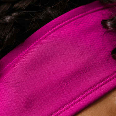 Men Women's KIPRUN running headband - fuchsia pink