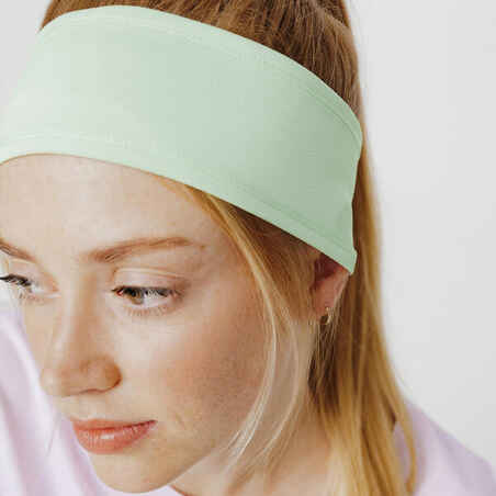 Men Women's KIPRUN running headband - green