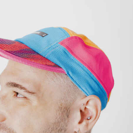 5 panel breathable cap - multi-coloured