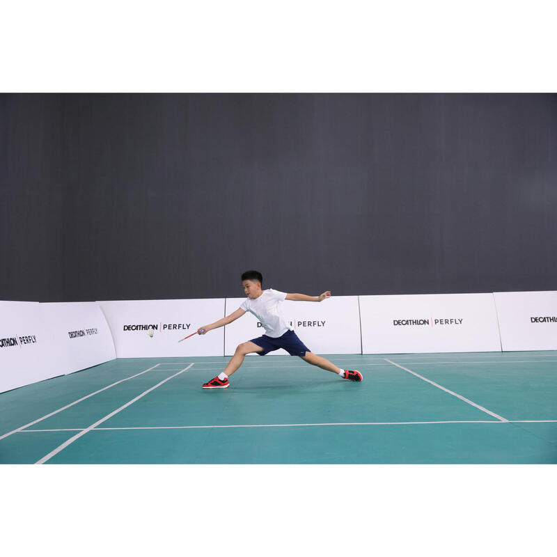 JUNIOR BADMINTON SHOES BS SENSATION 190 RED