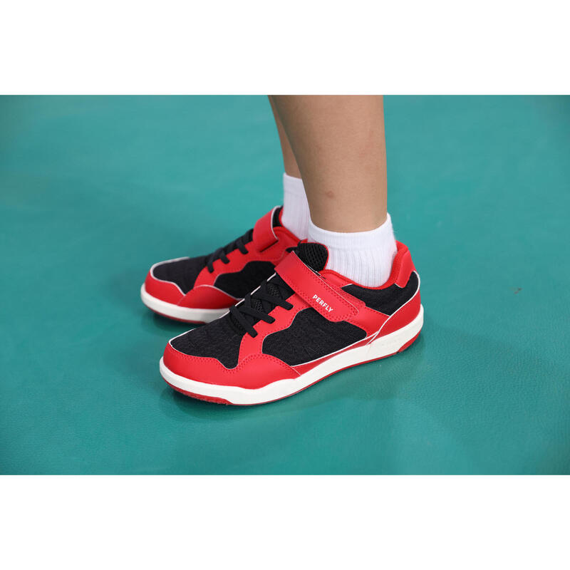 JUNIOR BADMINTON SHOES BS SENSATION 190 RED