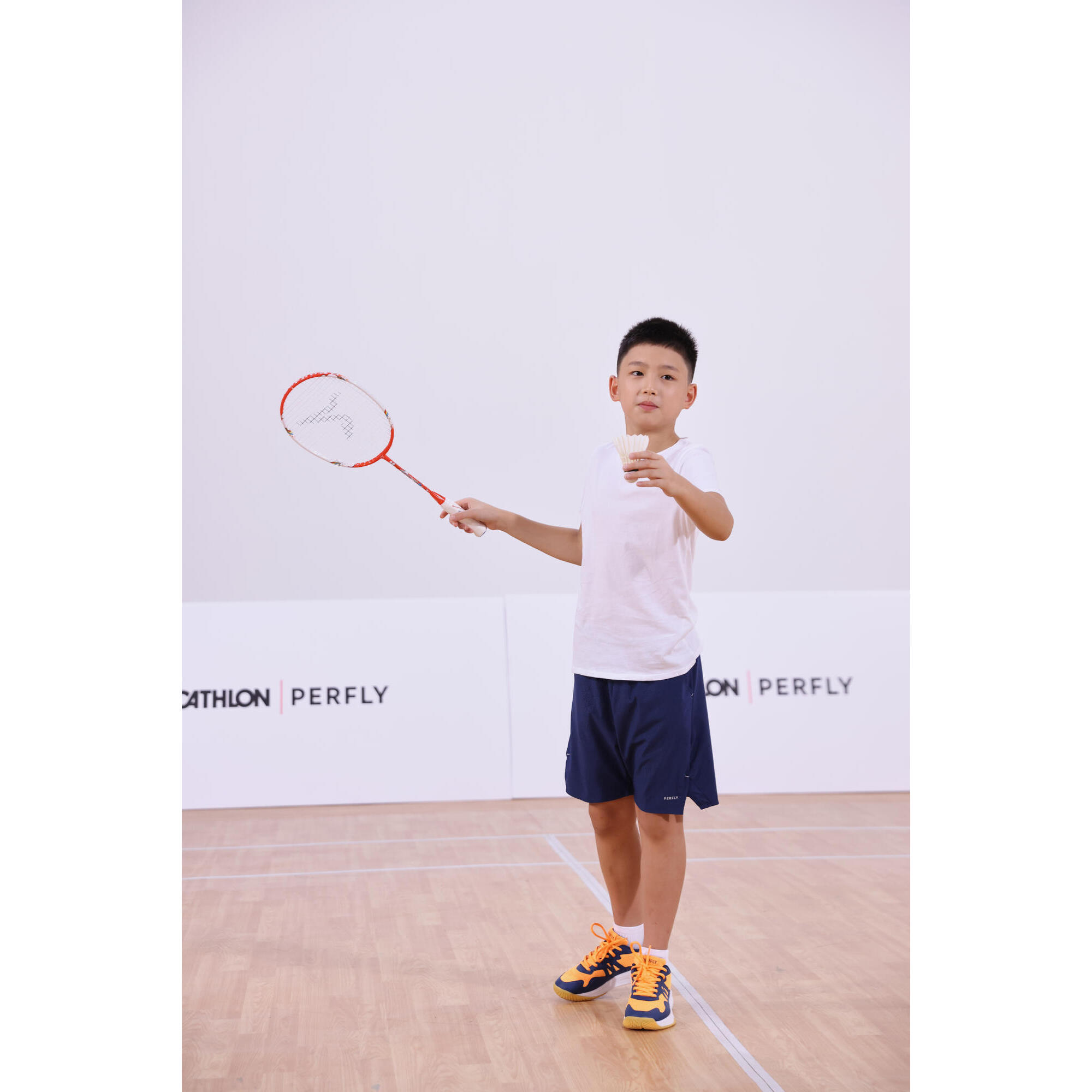 BR Sensation 190 Kid Easy Children's Badminton Racket - Orange