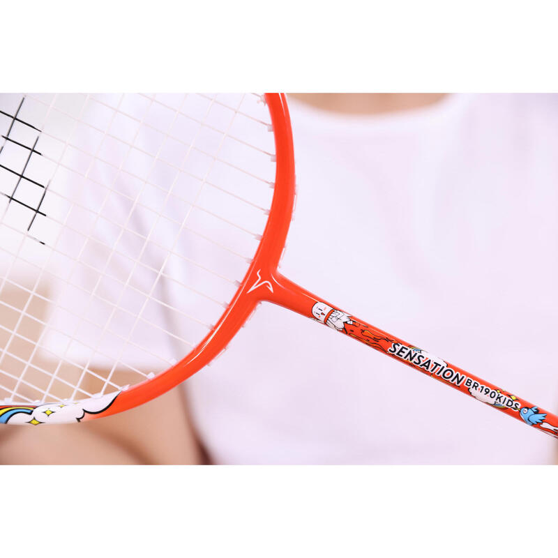 RAQUETA DE BÁDMINTON NIÑO BR SENSATION 190 KID EASY NARANJA