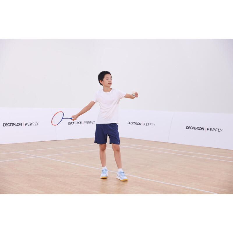 Badmintonracket voor kinderen BR 100 blauw rood