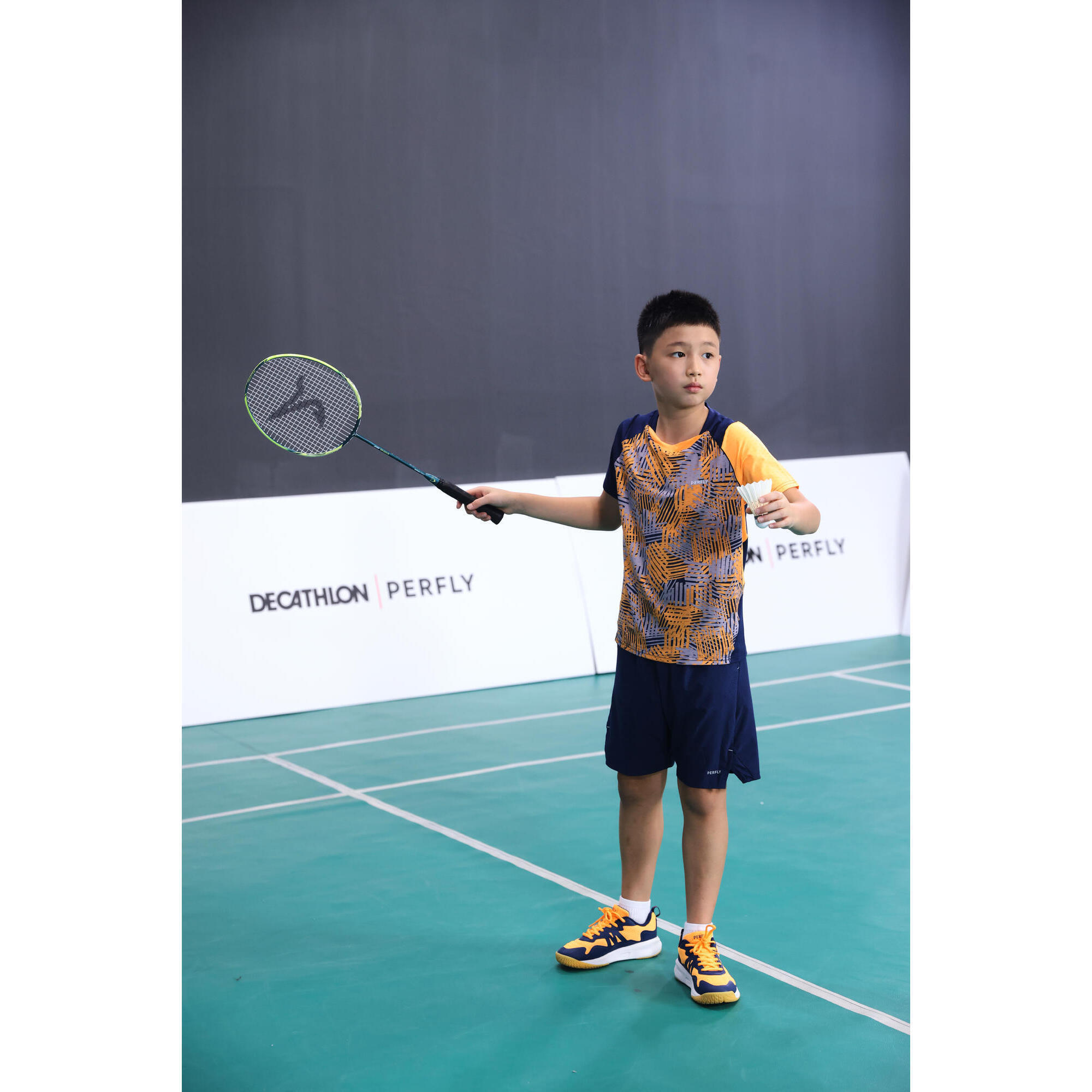 Kids' Badminton Racket - BR 500 Green - PERFLY