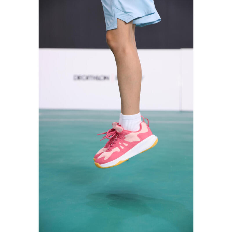 JUNIOR BADMINTON SHOES BS SENSATION 530 PINK