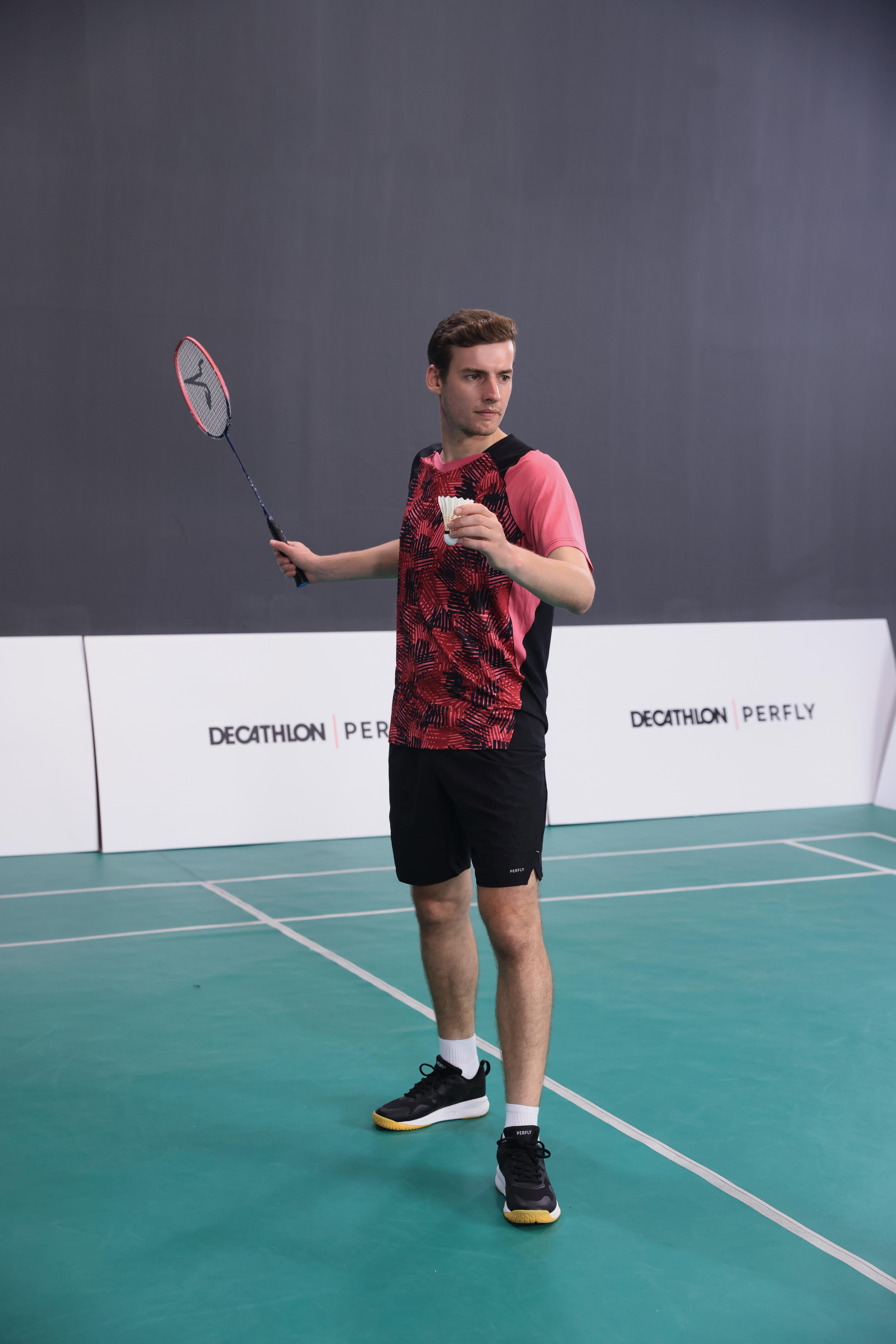 Men’s Badminton Shoes - Sensation 530 Black - PERFLY