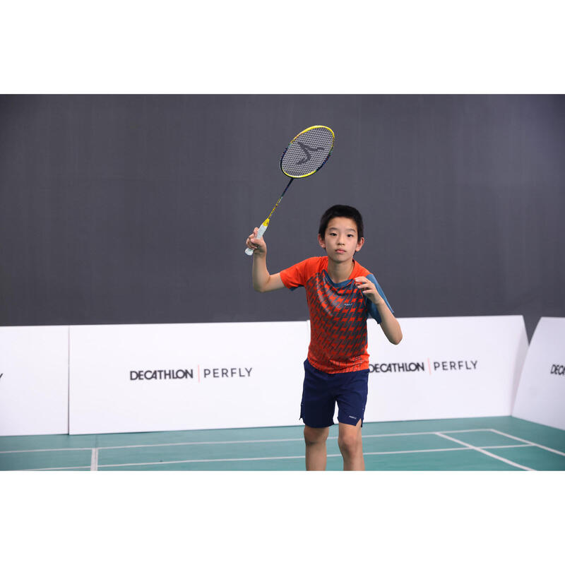 BADMINTON JUNIOR T SHIRT LITE 560 RED TOMATO