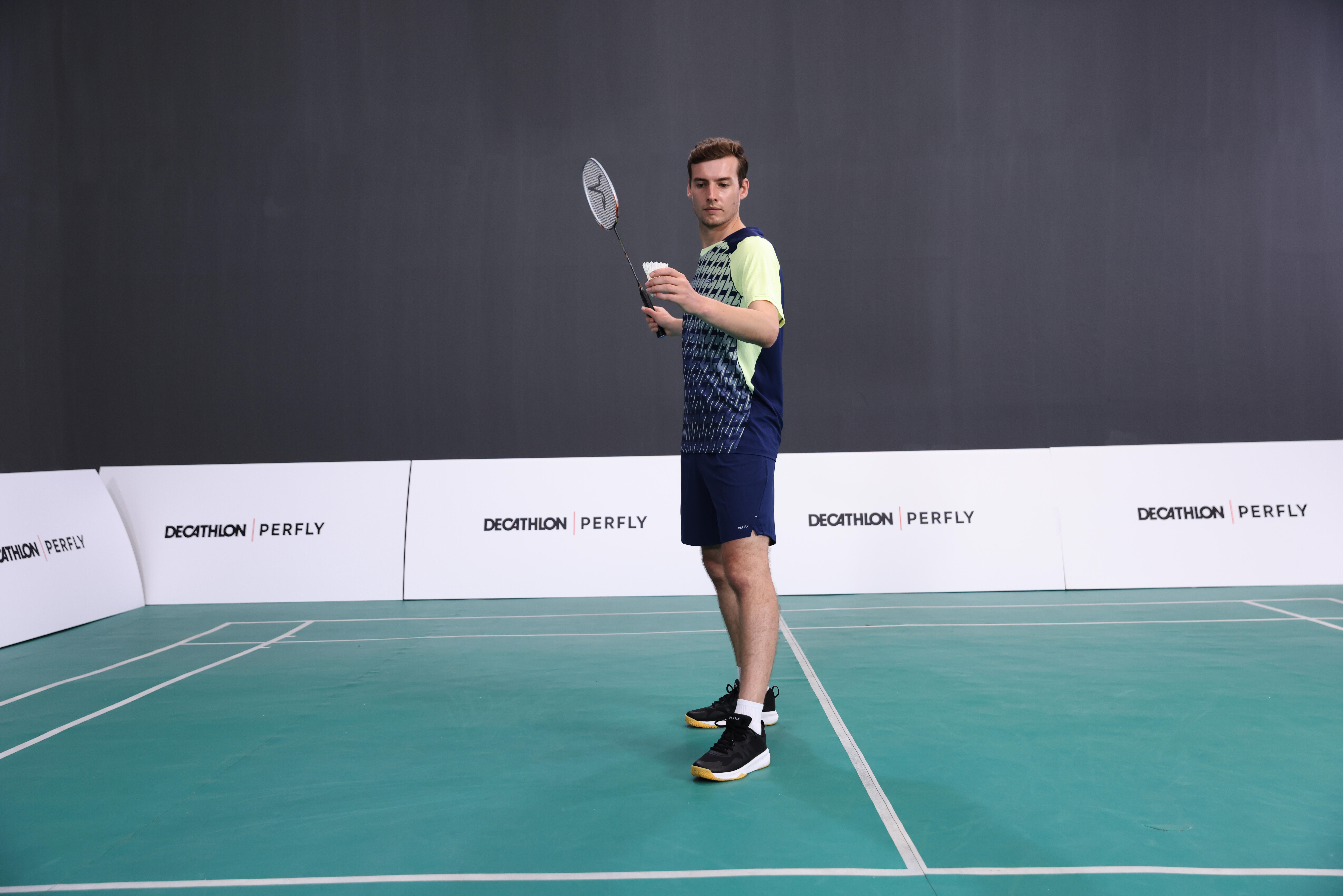Men’s Badminton Shoes - Sensation 530 Black - PERFLY