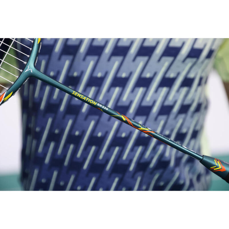 Racchetta badminton adulto BR SENSATION 530 verde-nero
