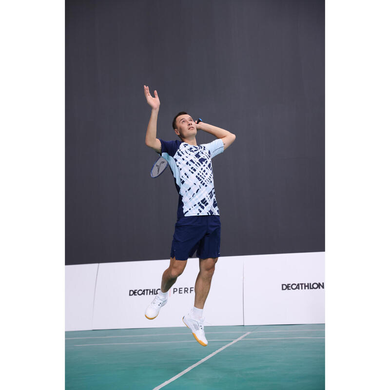 Încălțăminte Badminton BS560 Lite Alb Bărbați