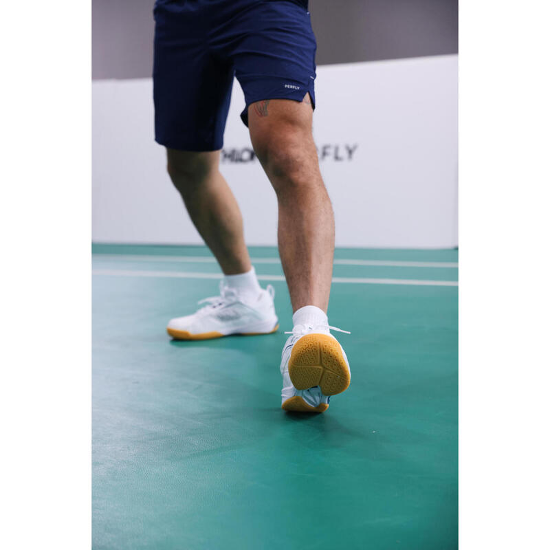 Încălțăminte Badminton BS560 Lite Alb Bărbați